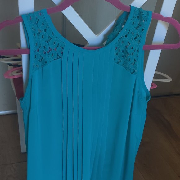 Teal blue blouse - Picture 1 of 2